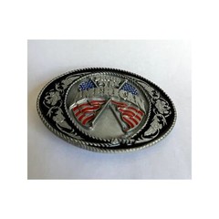 Proud To Be An American USA Pride Belt Buckle