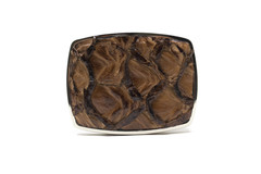Pirarucu Fish Belt Buckle, Exotic Belt Buckle, ( 1.5 ») Removable Western Buckle