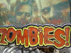 ZOMBIES walking dead glossy faces w dental teeth needs BELT BUCKLE Zomby Zombie