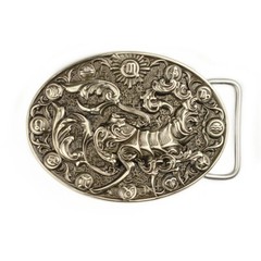Scorpio german silver belt buckle, Horoscope Astrological Zodiac Sign buckle