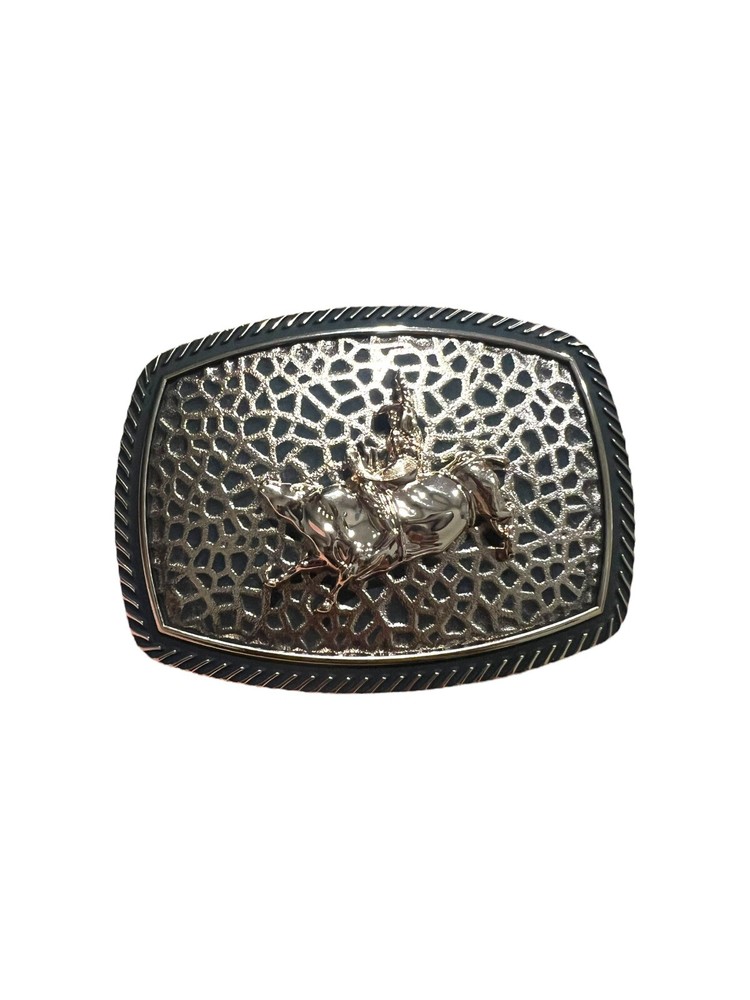 Rodeo western cowboy Style belt buckle Hebilla Jinete Rodeo Vaquera