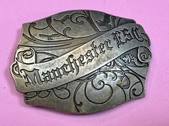 Manchester ESC Clothing Company Vintage Silver Color Belt Buckle