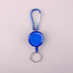 10Pcs Fishing Zinger Retractable Key Chain Carabiner Extender Tether Tackle Tool