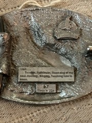 Belt Buckle – Wolf And Feathers