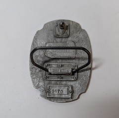 Enamel Firefighter Belt Buckle