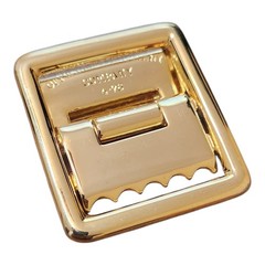 Vintage U.S. Military Brass Belt Buckle Officers Equipment Company 4-76