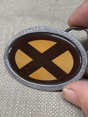 X Men Symbol Club Belt Buckle Collectible Concepts 2000 Buckle 2 1/2&Prime;