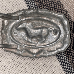 Vintage brass silver western cowboy sheriff belt buckle lot