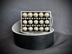 Studded Belt Buckle Archive 2007–2009 Industrial Gothic OOAK Darren McNeese