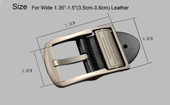2023 Top quality alloy Mens Belt Buckle Pin Buckle For Wide 1.5&Prime;(3.8cm) Leather
