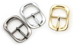 30Pcs Single Prong Buckles, Center Bar Belt Buckles Single Prong Strap Buckles,