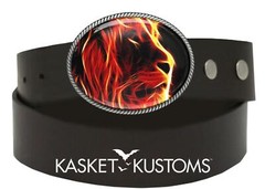 Lion Belt Buckle – King of the Jungle Handmade Artisan Oval Belt Buckle -752