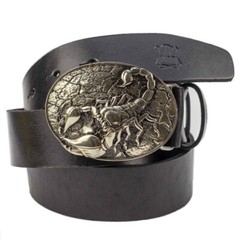 Scorpion german silver handmade belt buckle, Scorpion buckle for casual belt