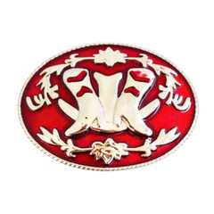 Western Boots Cowgirl Cowboy Horse Ranch Belt Buckles Boucle de Ceintures