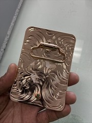 Top Notch Accessories Rose Gold Praying Cowboy Design Western Belt Buckle Used