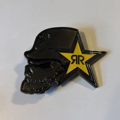 Metal Mulisha Skull Helmet Rockstar belt buckle Snowboarding Skateboard