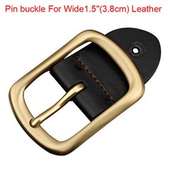 New Top quality Golden Mens Belt Buckle Pin Buckle For Wide 1.5&Prime;(3.8cm) Leather