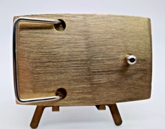 Solid Brass Scrimshaw style Bass belt buckle