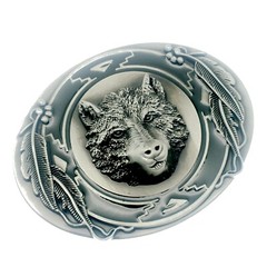 Men&rsquo;s Women&rsquo;s Belt Buckle in Bear Head (HBR-01)