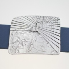 Designer belt buckle belt buckle-interchangeable buckle silver for 4 cm leather