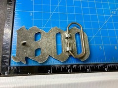 1800 Tequila Advertising Promotional Silver Color Cutout Belt Buckle