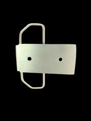 No Logo Artist Grade 2&Prime; Belt Buckle Blank Snap On Flat Hardware DIY