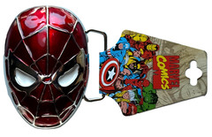 SPIDER-MAN « 3D Face » Marvel Comics Licensed Belt Buckle – Makes a great gift!
