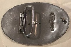 Nocona Blazin Roxx Horse Head Crystal Western Belt Buckle HORSE 37536.EUC