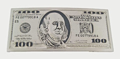 Money $100 Bill Dollar Sign Belt Buckle Cosplay Halloween Costume Party New Men