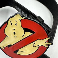 Ghostbusters Movie No Ghost Leather Belt with Glowing BUCKLE