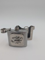 2 oz. Flask Scorpion Metal Removable Belt Buckle Alcohol Drink