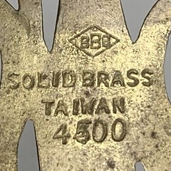 Solid brass trans am belt buckle Vintage Transam Bbb 4500
