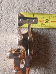 Vintage Style Gold Black Crocodile Automatic Ratchet Belt Buckle Replacement