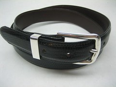 STERLING SILVER 925 SOLID BUCKLE & LOOP, & GENUINE LIZARD BELT 28 MM WIDE U.S.A