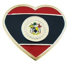 12 Pcs Belt Buckles Wholesale Lot Belize Central American Flag City Map Western