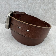RedHead Belt Mens Size 34 Brown Leather Work Buckle Distressed Worn Classic