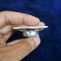 Natural K2 Jasper Silver Plated Belt Buckle Handmade Gemstone Western Boho