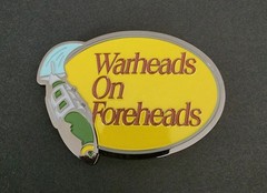 Warheads On Foreheads IYAOYAS Belt Buckle
