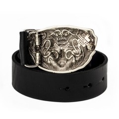 Medusa Gorgon 2.0 german silver belt buckle, German silver Medusa belt buckle
