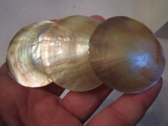 BARI PRODUCTS MOTHER OF PEARL BELT BUCKLE ACCESSORY – GW13