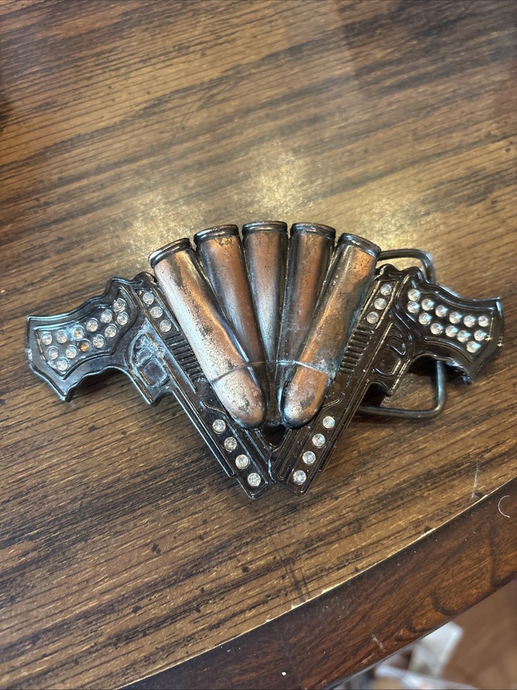 Gun Bullet Pistol Weapon With Bottle Opener Metal Unisex Men’s Belt Buckle