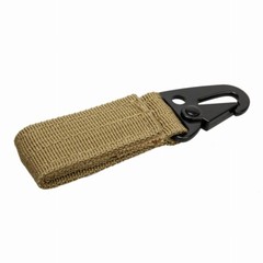 Tactical Nylon Molle Buckle Hook Carabiner Key Chain Key Clip Belt Metal Hook