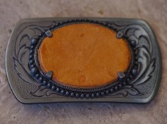 BELT BUCKLE Stone Holder Southwestern Cowboy High Quality Made in USA
