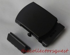 NEW 1.5&Prime; WIDE CLASSIC ROLLER BLACK BELT BUCKLE with TIP ONLY Canvas Belts