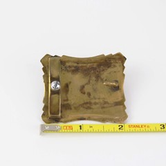 Vtg 1932 Brass U of M University Freshman Champions Brass Belt Buckle Football