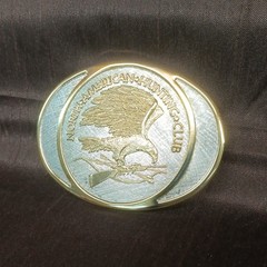 North American Hunting Club Vtg Wings of Gold 24 Karat Gold Rhodium Finish OB