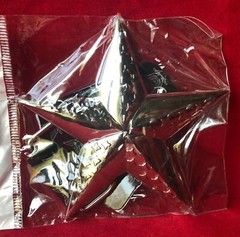 Chrome Plated Star Belt Buckle 187 Clothing Company New Still Sealed