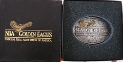 1994 NRA Golden Eagles Limited Rifle Western Belt Buckle