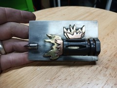 AR15 Flash Supressor Belt buckle – handmade RT ARTISAN WORKS