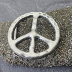 Belt buckle peace silver buckle buckle belt buckle removable clasp
